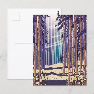 Carte Postale Forêt de bambou