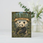 Carte Postale Forêt de bambou de Panda POPCUT (Debout devant)