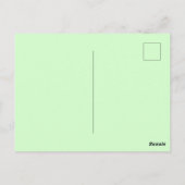 Carte Postale Forêt de bambou - vert (Dos)