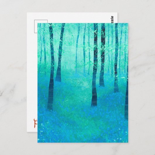 Carte Postale Forêt de Bluebell (Devant / Derrière)