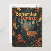 Carte Postale Forêt de Bohême (Devant / Derrière)