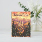 Carte Postale Forêt de Bohême (Debout devant)