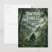 Carte Postale Forêt de Bwindi, Kanungu, Ouest (Devant / Derrière)