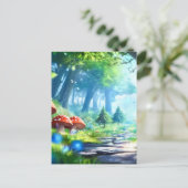 Carte Postale Forêt de champignons (Debout devant)