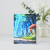 Carte Postale Forêt de champignons (Debout devant)