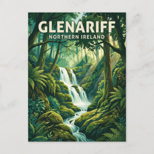 Carte Postale Forêt de Glenariff Irlande du Nord