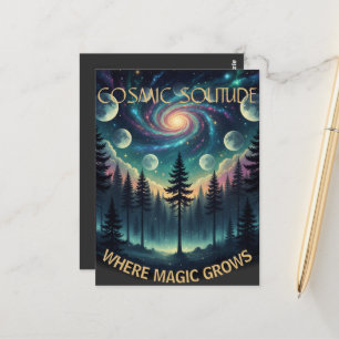 Carte Postale Forêt de la Galaxie de Solitude Cosmique • Phases 