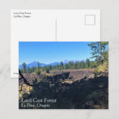Carte Postale Forêt de lave, Oregon (Devant / Derrière)