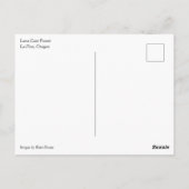 Carte Postale Forêt de lave, Oregon (Dos)