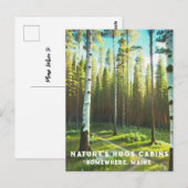 Carte Postale *~* Forêt de Maine Bouleau Évergreniens AP49 (Devant / Derrière)