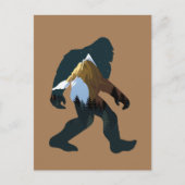 Carte Postale Forêt de nuit Bigfoot (Devant)