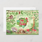 Carte Postale Forêt d'écothérapie Medilludesign (Devant / Derrière)