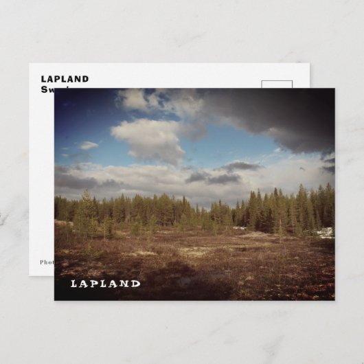 Carte Postale Forêt des terres (Devant / Derrière)