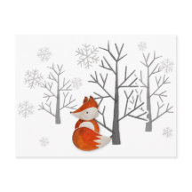 Forêt d'hiver Foxy