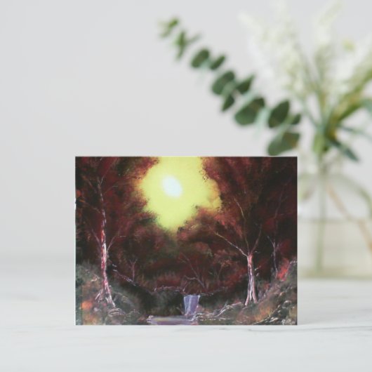 Carte Postale Forêt écarlate (Debout devant)