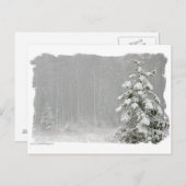 Carte Postale Forêt en hiver (Devant / Derrière)