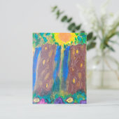 Carte postale Forêt enchantée (Debout devant)