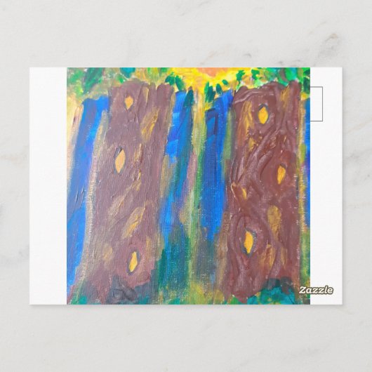 Carte postale Forêt enchantée (Dos)