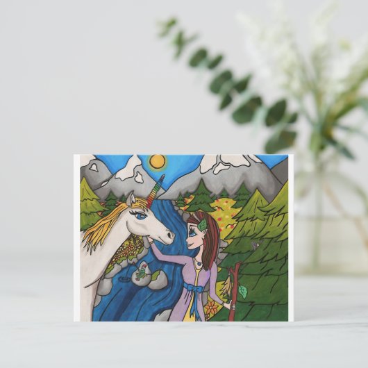 Carte Postale Forêt enchantée (Debout devant)