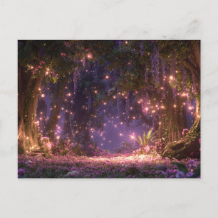 Carte Postale Forêt Enchantée Magique