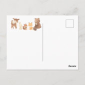 Carte Postale Forêt Enchantée Merci (Dos)