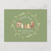 Carte Postale Forêt Enchantée Merci (Devant)