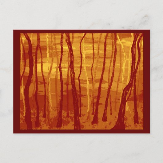 Carte Postale forêt étrange (Devant)