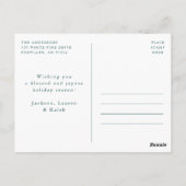 Carte Postale Forêt festive | Photo de vacances (Dos)