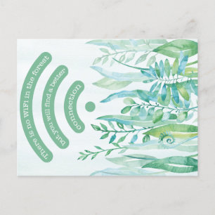 Carte Postale Forêt - feuilles tropicaux plus devis