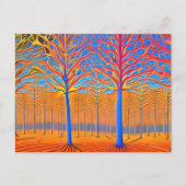 Carte Postale Forêt forestière d'Art Moderne (Devant)