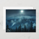 Carte Postale Forêt | Forêt Lune (Devant / Derrière)