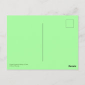 Carte Postale Forêt Médaille d'arbres Canada (Dos)