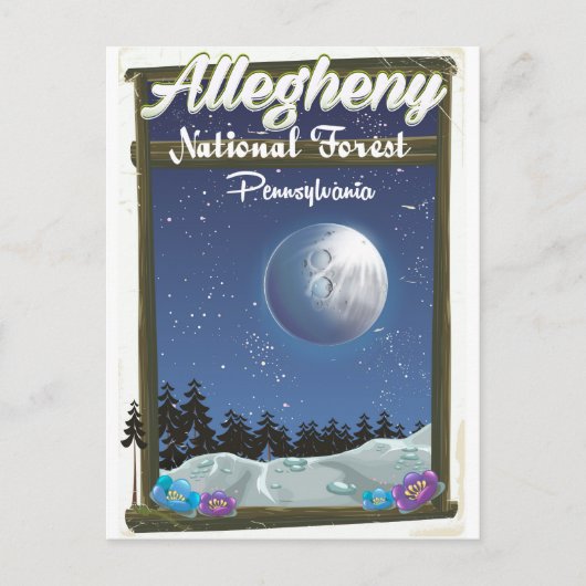 Carte Postale Forêt nationale d'Allegheny Pennsylvanie (Devant)