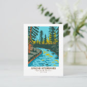 Carte Postale Forêt nationale d'Apache Sitgreaves Vintage (Debout devant)