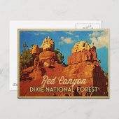 Carte Postale Forêt nationale de Dixie (Devant / Derrière)