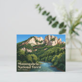Carte Postale Forêt nationale de Monongahela USA (Debout devant)