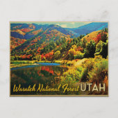 Carte Postale Forêt nationale de Utah Wasatch (Devant)