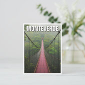 Carte Postale Forêt nuageuse de Monteverde Costa Rica Voyage (Debout devant)