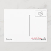 Carte Postale Forêt peinte automne pourpre brouillard (Dos)