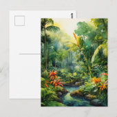 Carte Postale Forêt tropicale (Devant / Derrière)