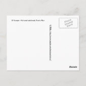 Carte Postale Forêt tropicale de ressortissant d'EL Yunque (Dos)