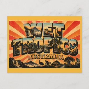Carte Postale Forêt tropicale humide du Queensland classée au pa