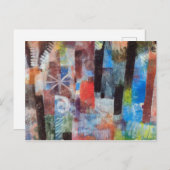 Carte Postale Forêt tropicale par Paul Klee (Devant / Derrière)