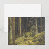 Carte Postale Forêt Wilderness Par Ivan Shishkin (Devant / Derrière)