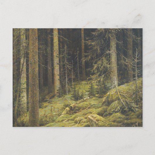 Carte Postale Forêt Wilderness Par Ivan Shishkin (Devant)