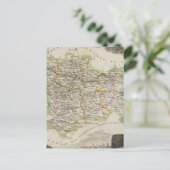 Carte Postale Forêts montrées par le district de stippling (Debout devant)