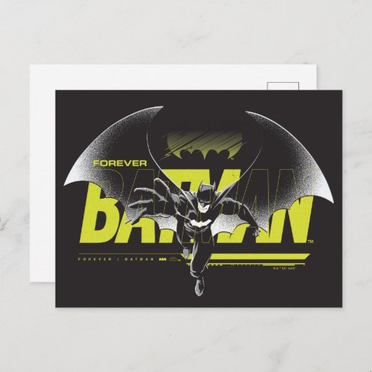 Carte Postale Forever Batman Atteindre Graphisme (Devant / Derrière)