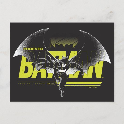 Carte Postale Forever Batman Atteindre Graphisme (Devant)