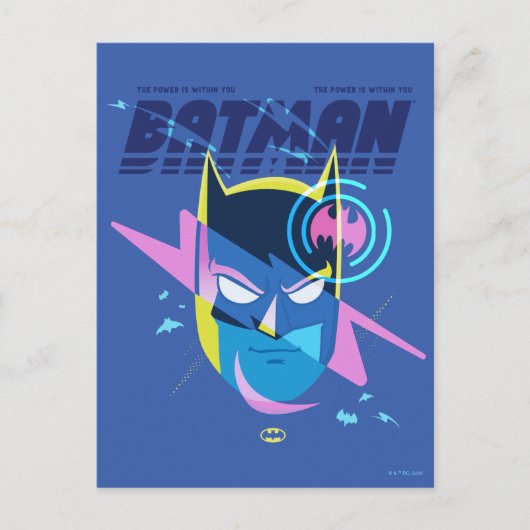 Carte Postale Forever Batman Light Up Head Graphic (Devant)