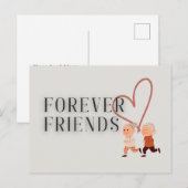 Carte Postale Forever Friends : Runner Postcard (Devant / Derrière)